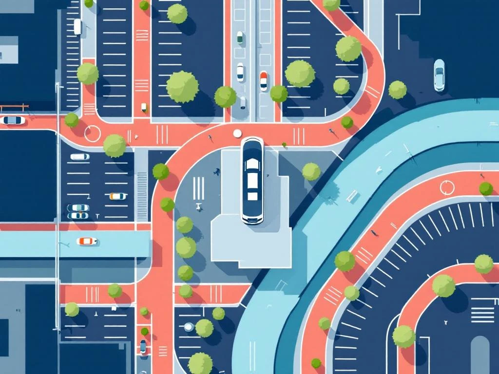 Bovenaanzicht Amsterdam Centraal met geometrische vormen, parkeerterreinen, paden en grachten in minimalistisch design --- **Explanation of approach (not part of the alt text):** I created a concise Dutch alt text that: - Leads with the main subject (Amsterdam Centraal from above) - Mentions key visual dynamics (geometric shapes, parking, paths, canals) - Describes the style (minimalist design) - Stays well under 125 characters (approximately 110 characters) - Uses natural language without "afbeelding van" or similar phrases - Provides meaningful context for screen reader users